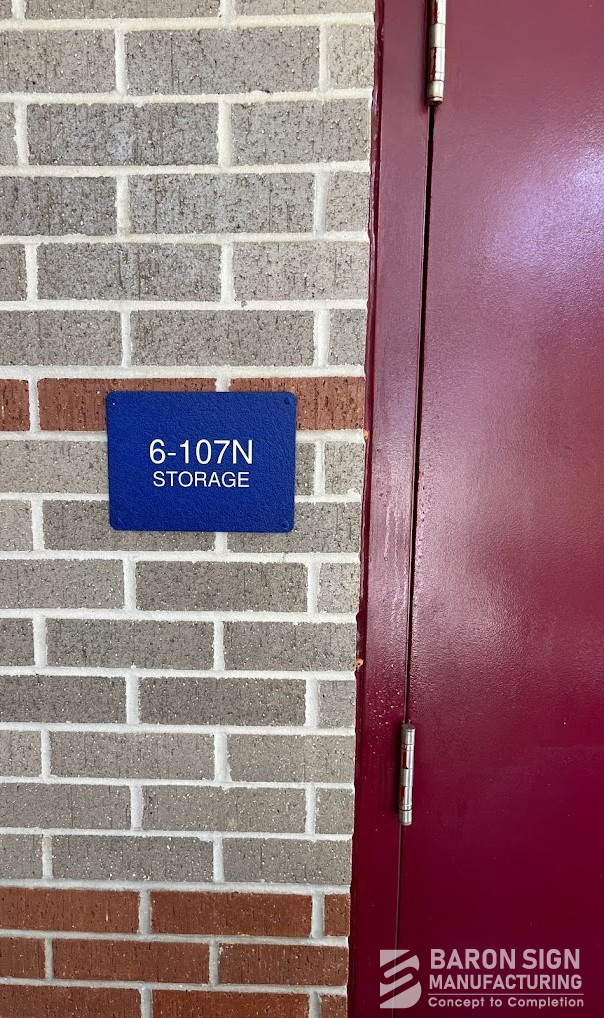 Interior ADA School Sign