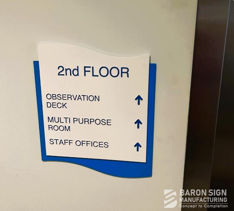 Interior Wayfinding Sign