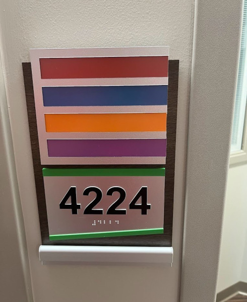 Interior ADA Sign for Hospital