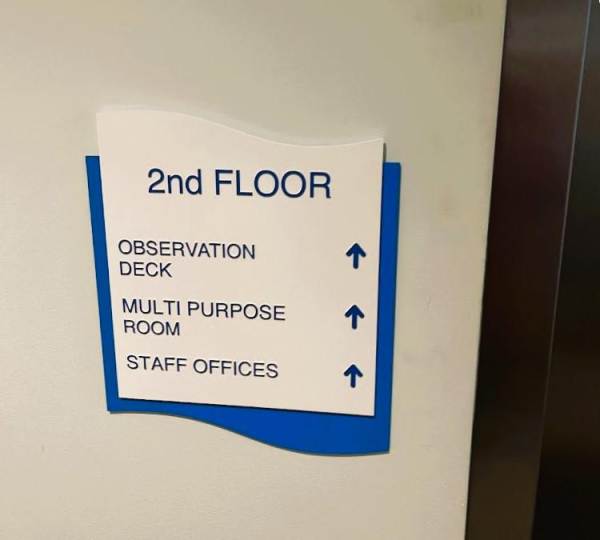 Interior Wayfinding Sign
