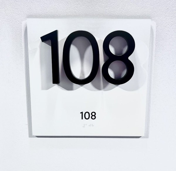 Interior ADA Unit Sign
