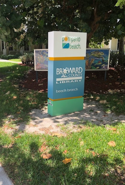 Pompano Beach Library Monument