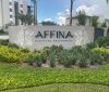 Affina luxury multifamily community monument sign by Baron Sign Manufacturing